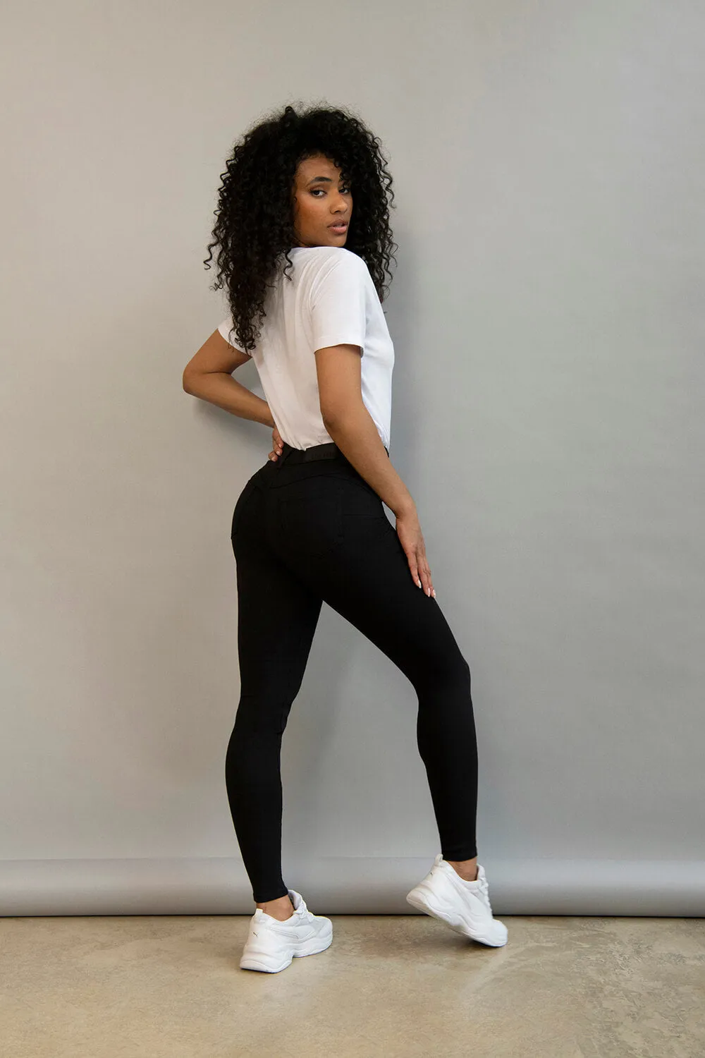 Ultimate Ankle Grazer Jeggings - Black sold by LOVALL product image thumbnail 2