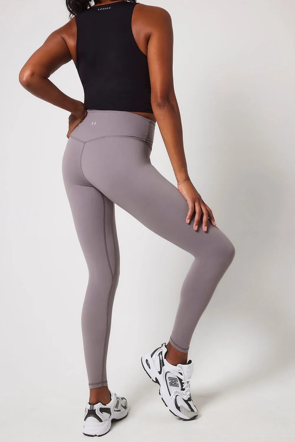 Revitalise High Waisted Leggings - Mauve sold by LOVALL product image thumbnail 4