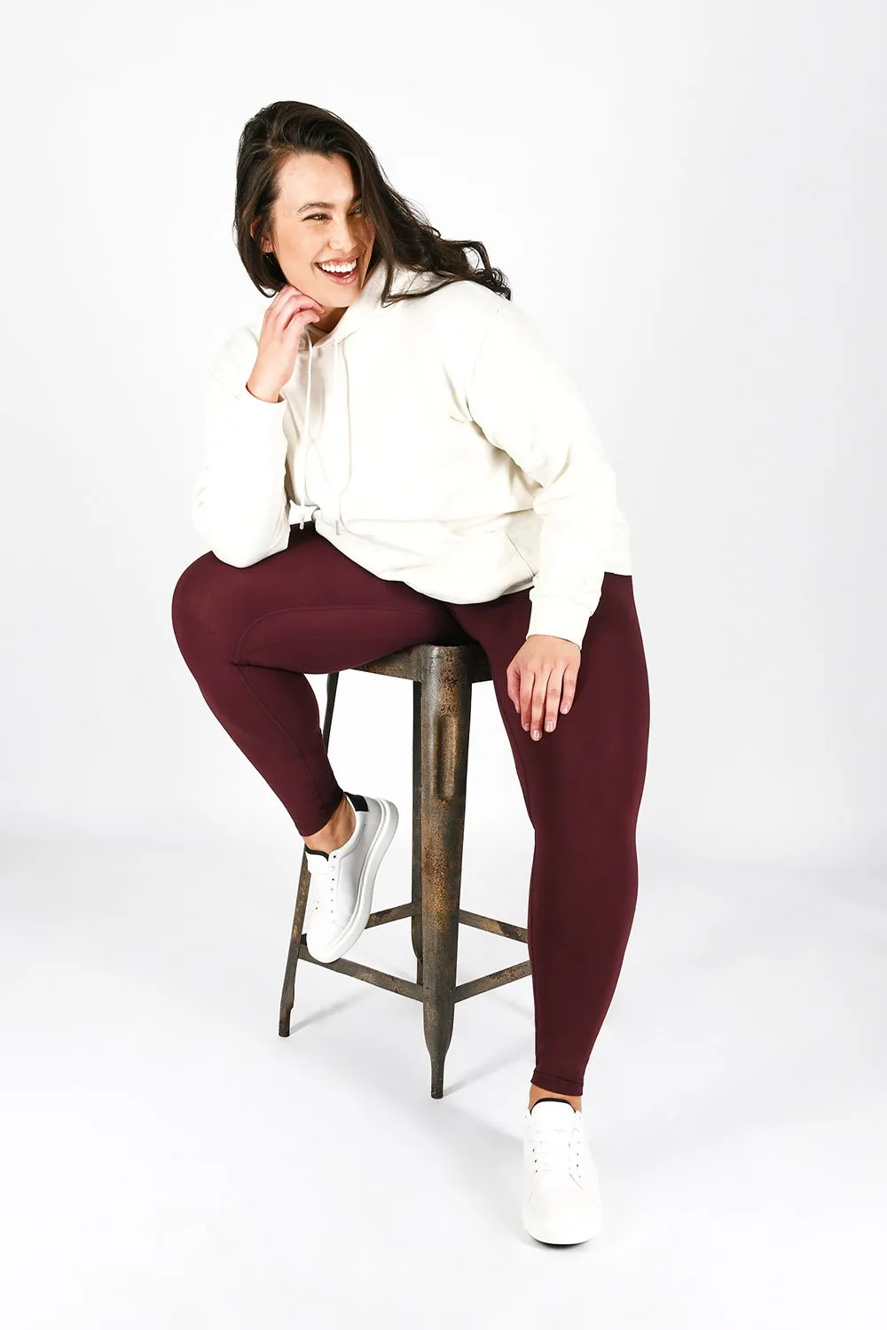 Curve Revitalise High Waisted Leggings - Winter Berry sold by LOVALL product image thumbnail 5