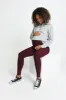 Maternity Winter Everyday Leggings - Burgundy sold by LOVALL