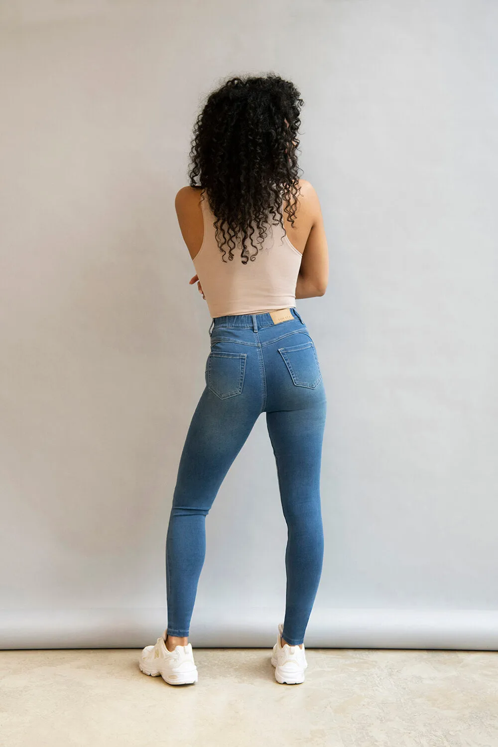 Ultimate Jeggings - Mid Blue sold by LOVALL product image thumbnail 4