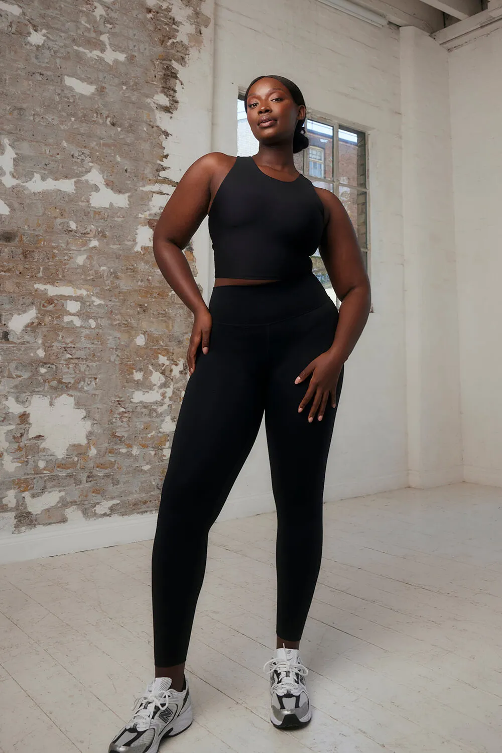 Curve Revitalise High Waisted Leggings - Midnight Black sold by LOVALL