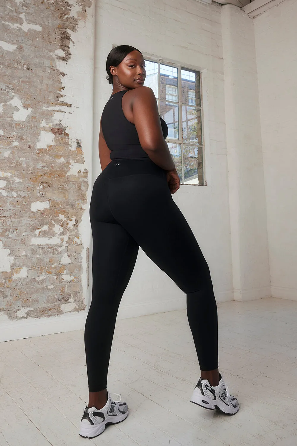 Curve Revitalise High Waisted Leggings - Midnight Black sold by LOVALL product image thumbnail 2