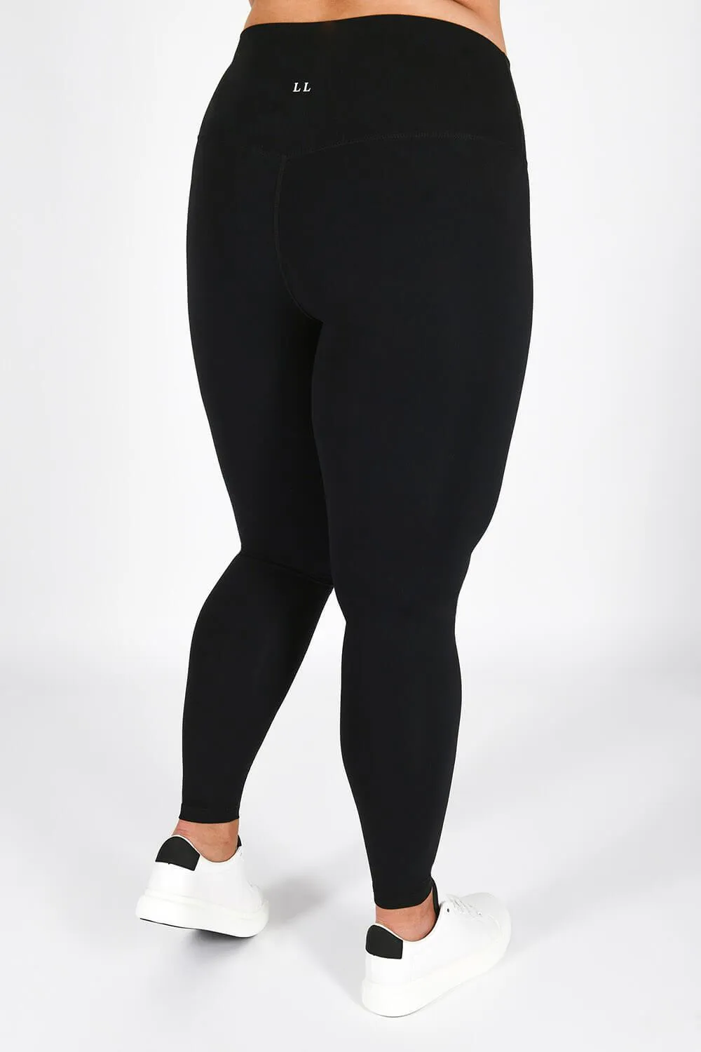 Curve Revitalise High Waisted Leggings - Midnight Black sold by LOVALL product image thumbnail 5