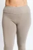 Curve Everyday High Waisted Leggings - Oatmeal Beige sold by LOVALL