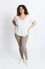 Curve Everyday High Waisted Leggings - Oatmeal Beige sold by LOVALL