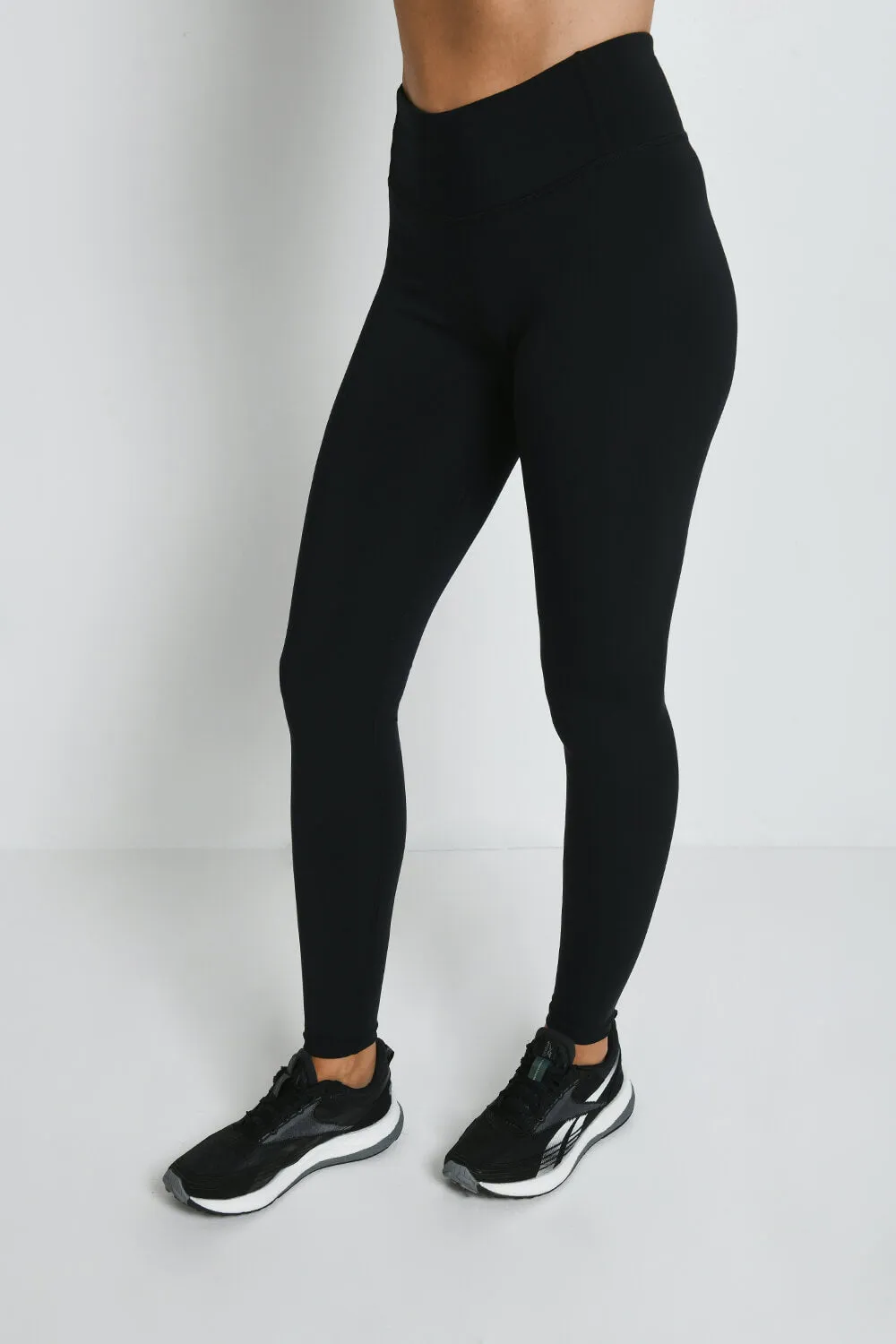 Focus High Waisted Sports Leggings - Midnight Black sold by LOVALL product image thumbnail 2