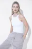 Cotton Rib Tank - White sold by LOVALL
