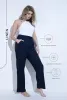 Everyday Linen Trousers - Navy sold by LOVALL