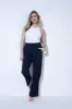 Everyday Linen Trousers - Navy sold by LOVALL