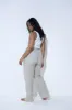 Curve Linen Trousers - Stone sold by LOVALL