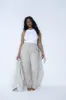 Curve Linen Trousers - Stone sold by LOVALL