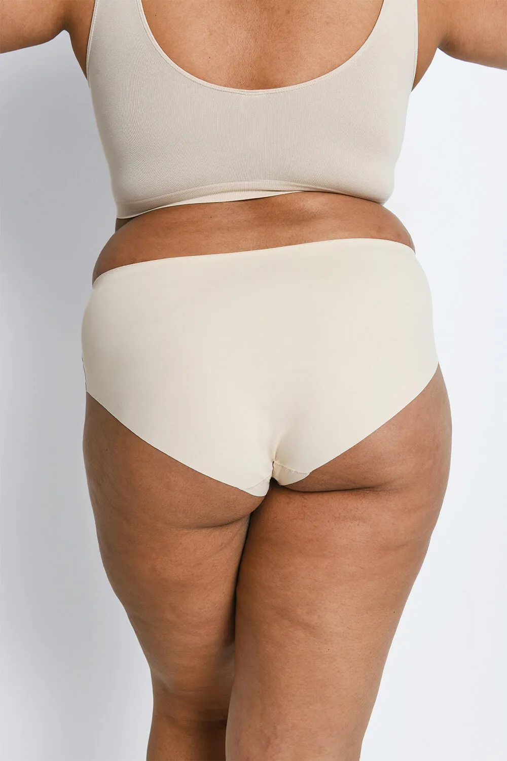 Curve Seamless Midi Knickers 3 Pack - Beige sold by LOVALL product image thumbnail 3