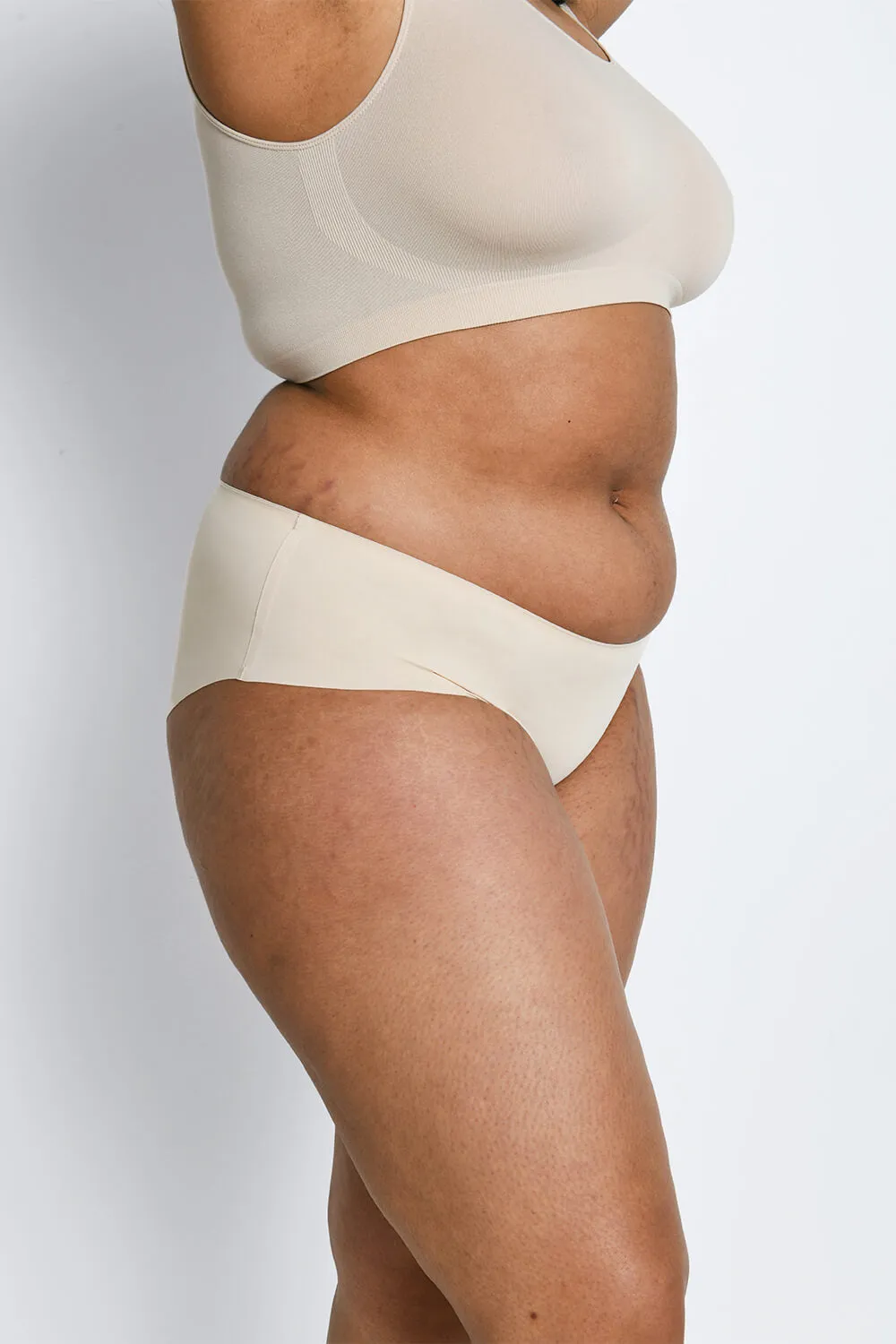 Curve Seamless Midi Knickers 3 Pack - Beige sold by LOVALL product image thumbnail 4