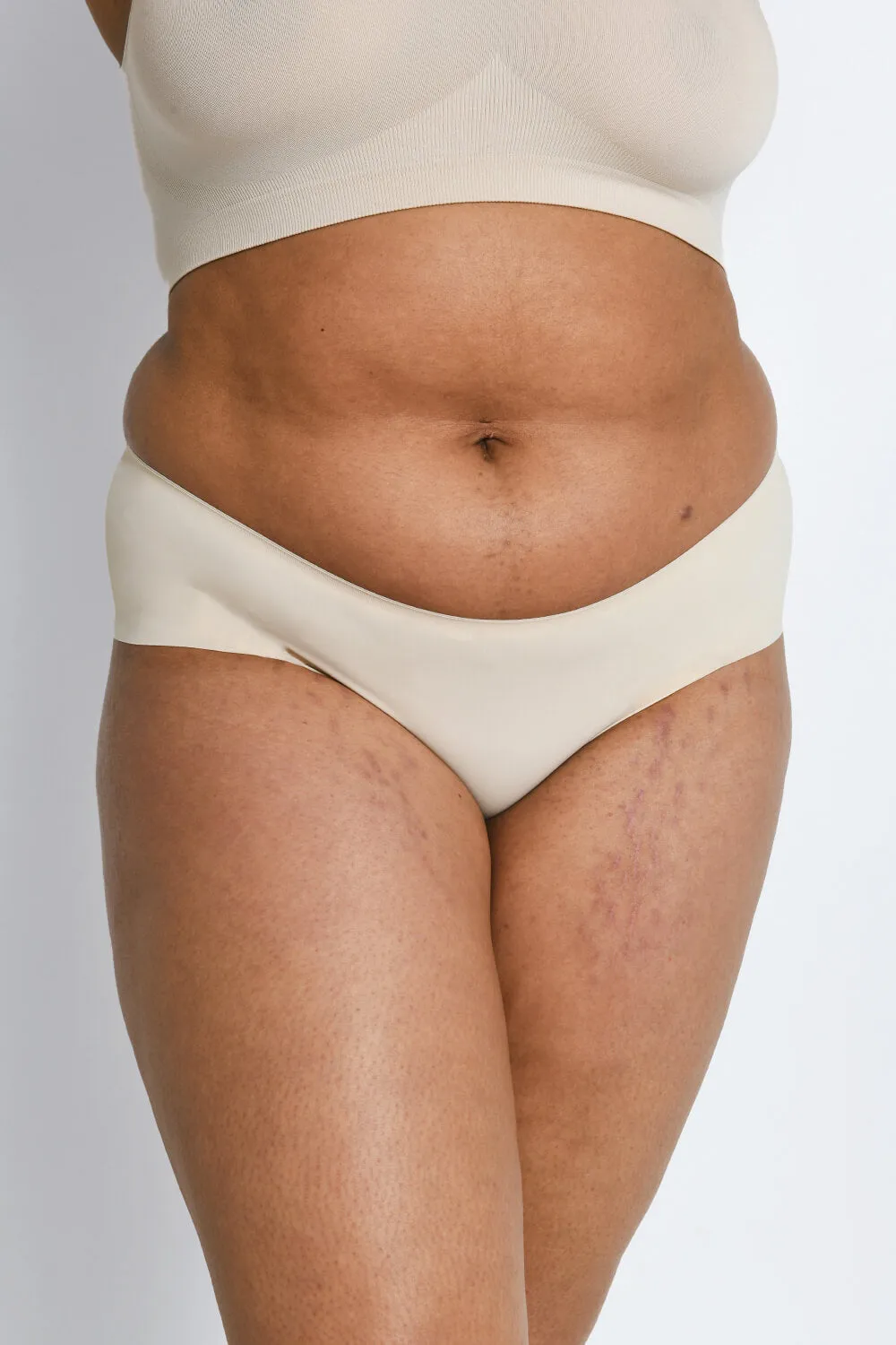 Curve Seamless Midi Knickers 3 Pack - Beige sold by LOVALL product image thumbnail 2