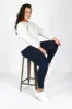 Curve Revitalise High Waisted Leggings - Navy Blue sold by LOVALL