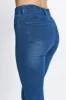 Curve Ankle Grazer Jeggings - Mid Blue sold by LOVALL