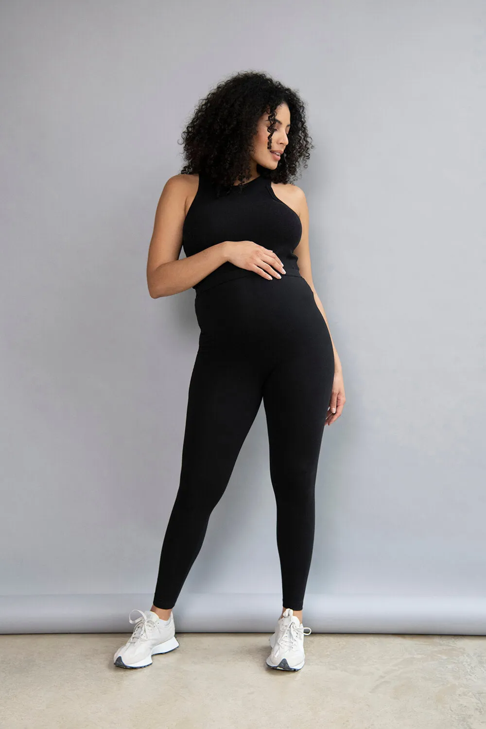 Maternity Everyday Leggings - Black sold by LOVALL product image thumbnail 2