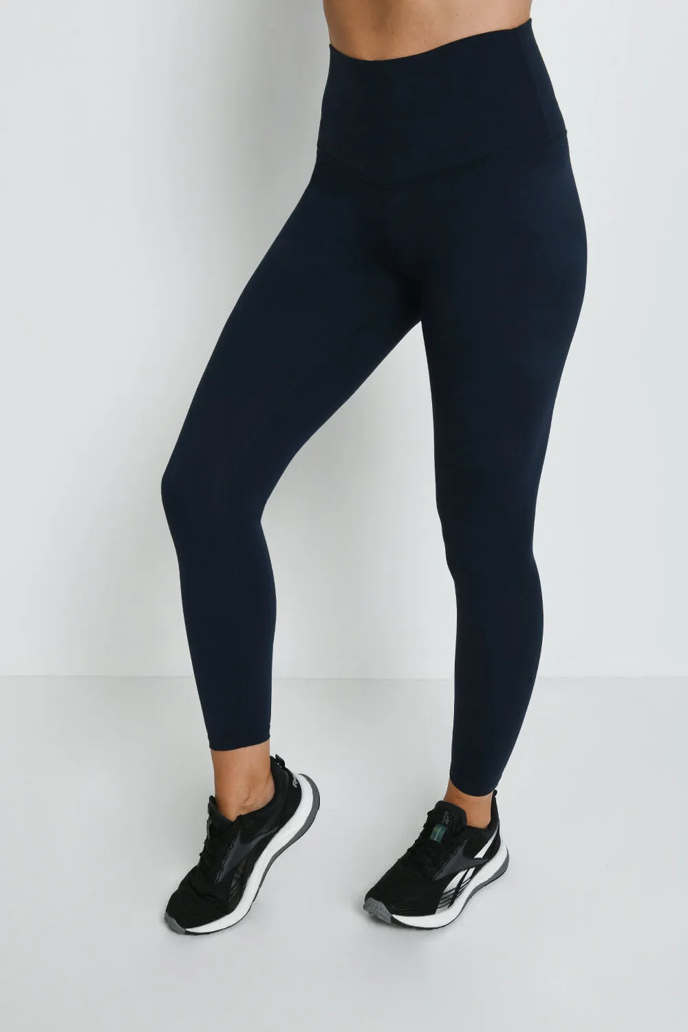 Revitalise 7/8 High Waisted Leggings - Navy Blue sold by LOVALL product image thumbnail 2