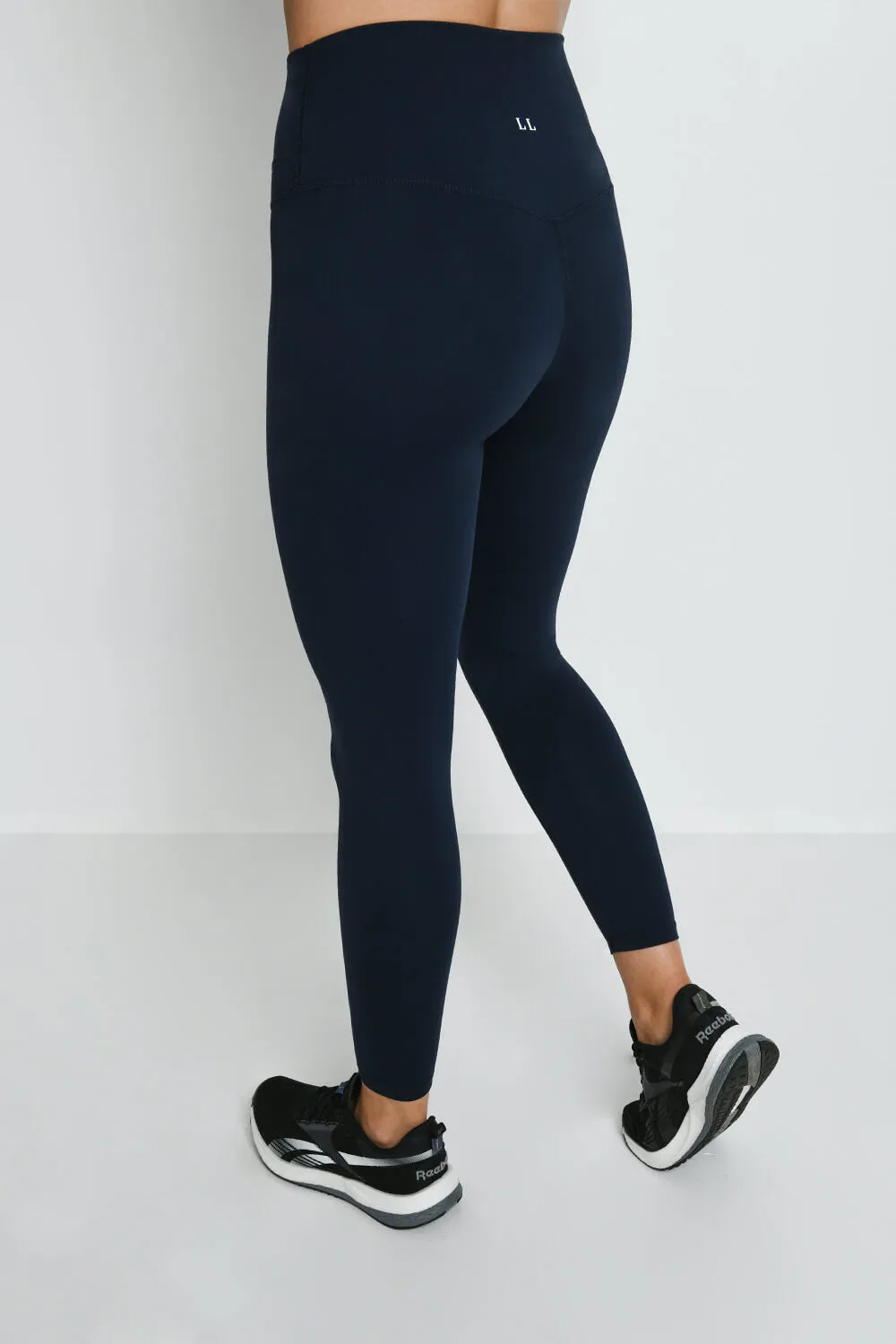 Revitalise 7/8 High Waisted Leggings - Navy Blue sold by LOVALL product image thumbnail 3