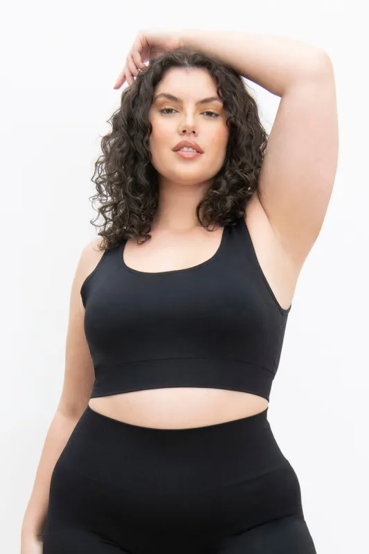 Curve Ultimate Seamless Bralette - Black sold by LOVALL