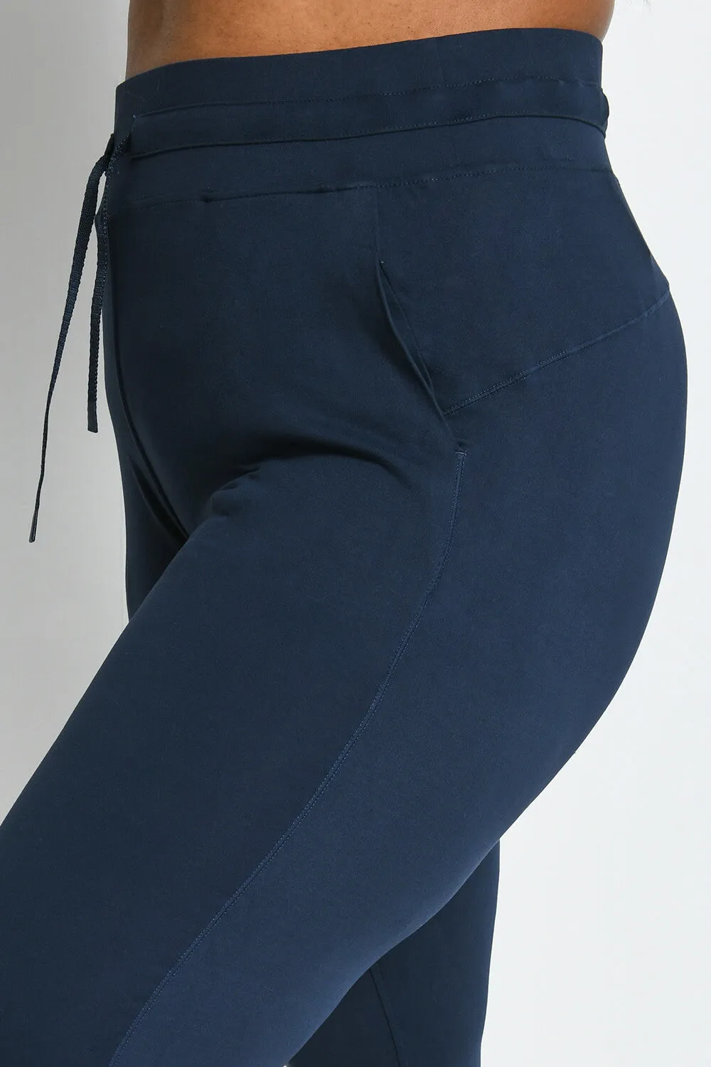 Curve Recharge High Waisted Joggers - Navy Blue sold by LOVALL product image thumbnail 4