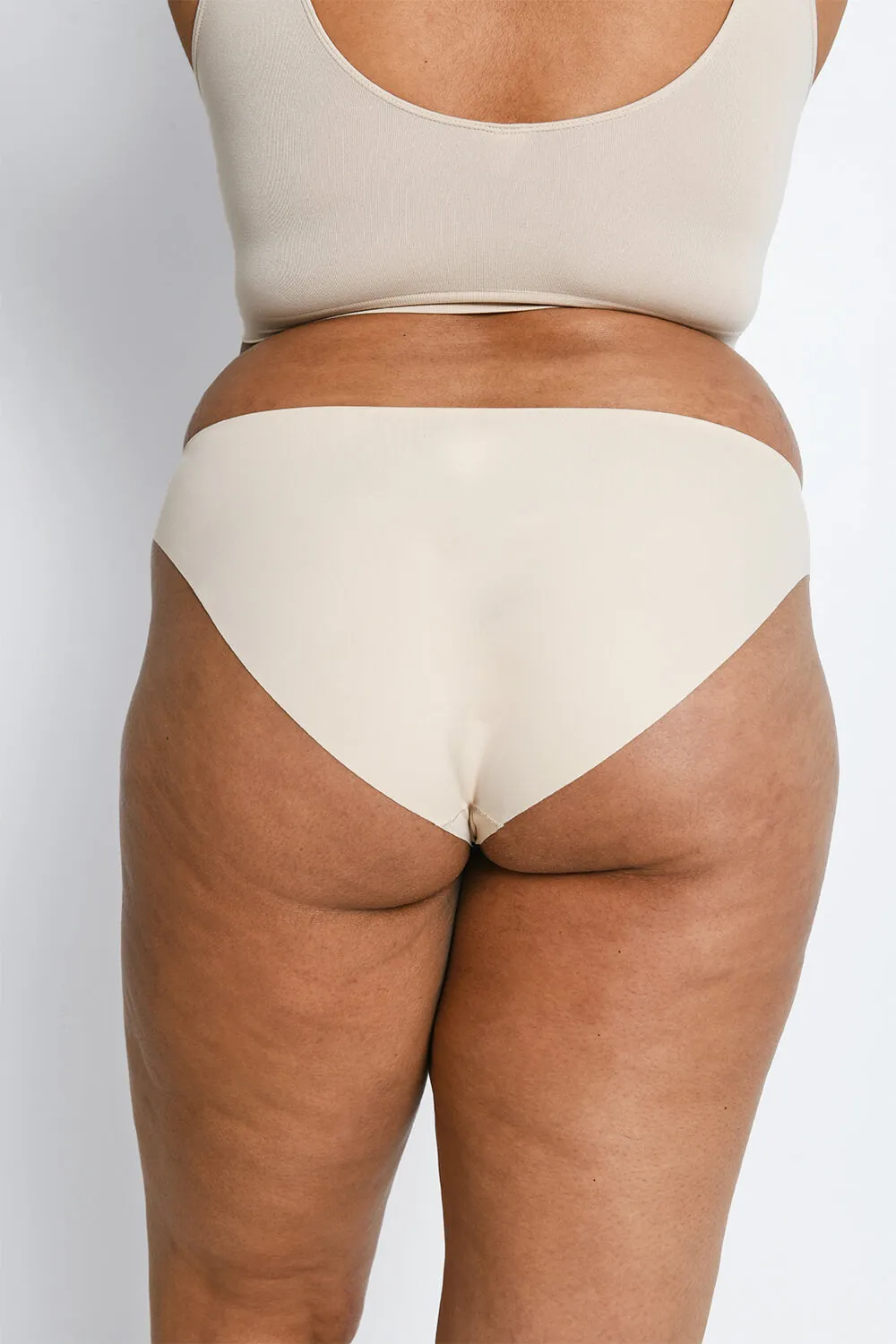 Curve Seamless High Leg Knickers 3 Pack - Beige sold by LOVALL product image thumbnail 4