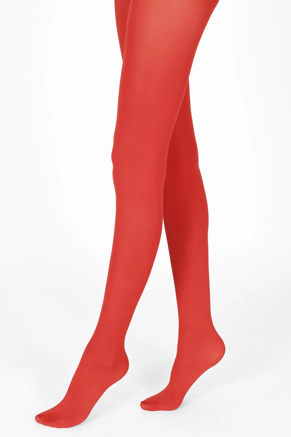 60 Denier Tights - Poppy Red sold by LOVALL