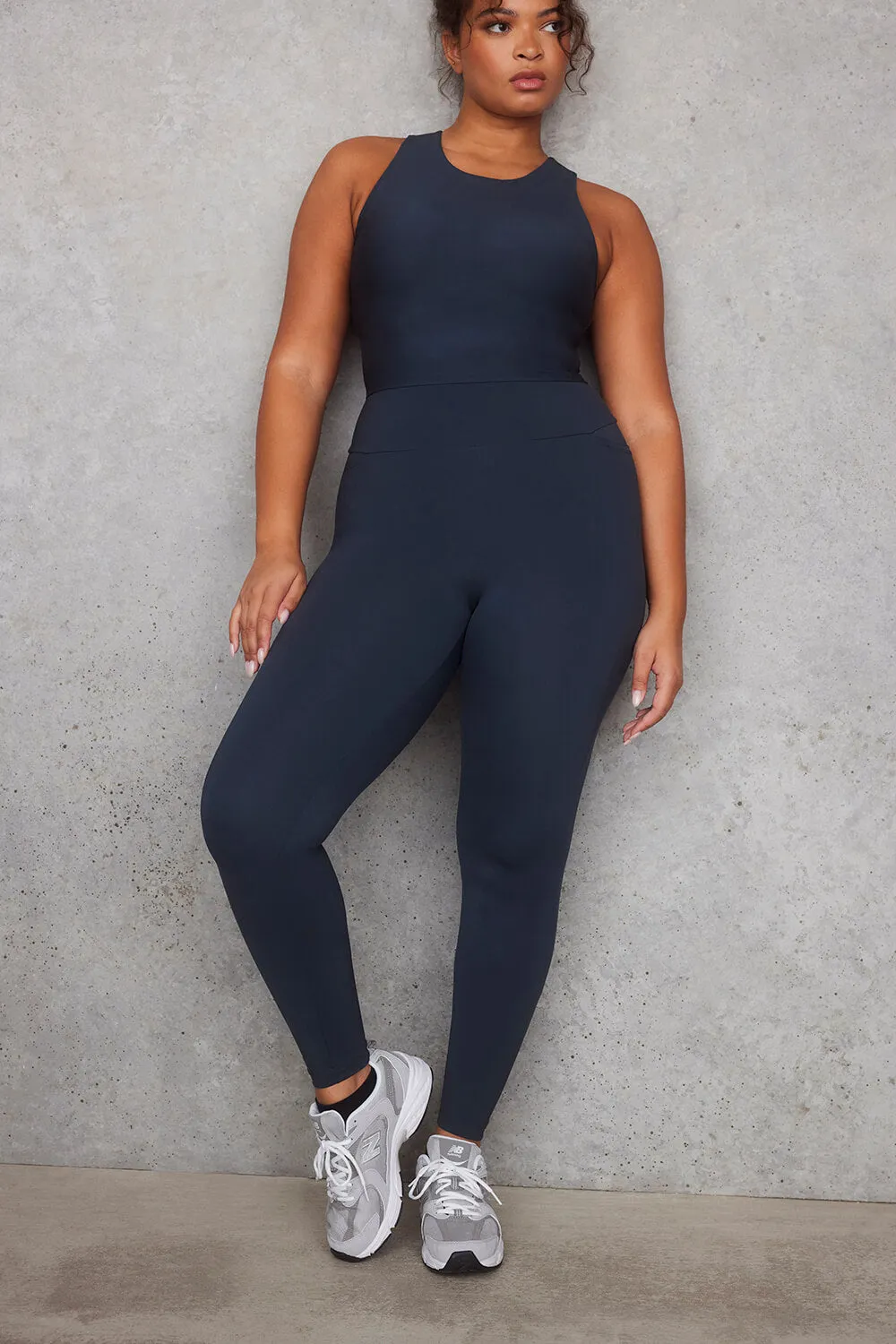 Curve Empower Leggings - Vintage Navy sold by LOVALL product image thumbnail 3