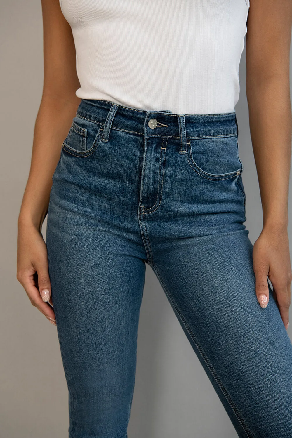 Lift & Shape Jeans - Mid Blue sold by LOVALL product image thumbnail 5