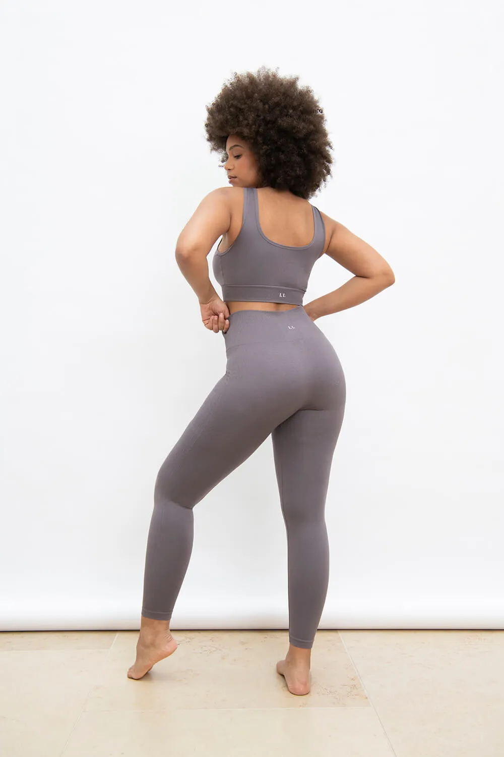 Ultimate High Waisted Seamless Leggings - Deep Mauve sold by LOVALL product image thumbnail 3