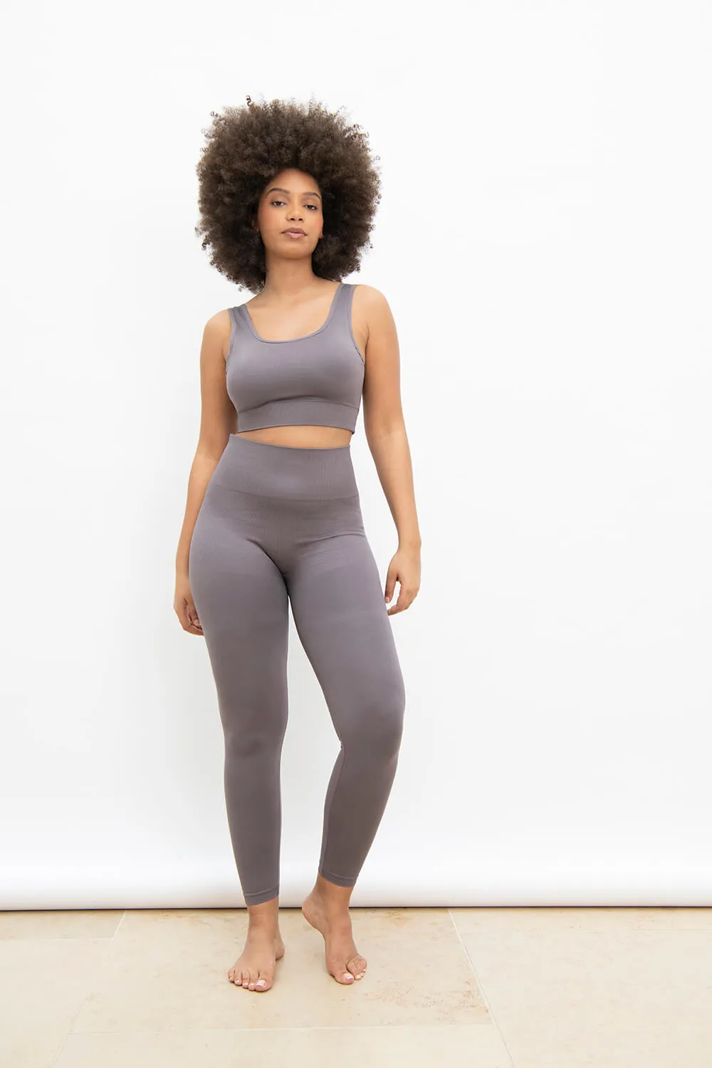 Ultimate High Waisted Seamless Leggings - Deep Mauve sold by LOVALL product image thumbnail 5
