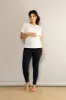 Ankle Grazer Maternity Jeggings - Dark Blue sold by LOVALL