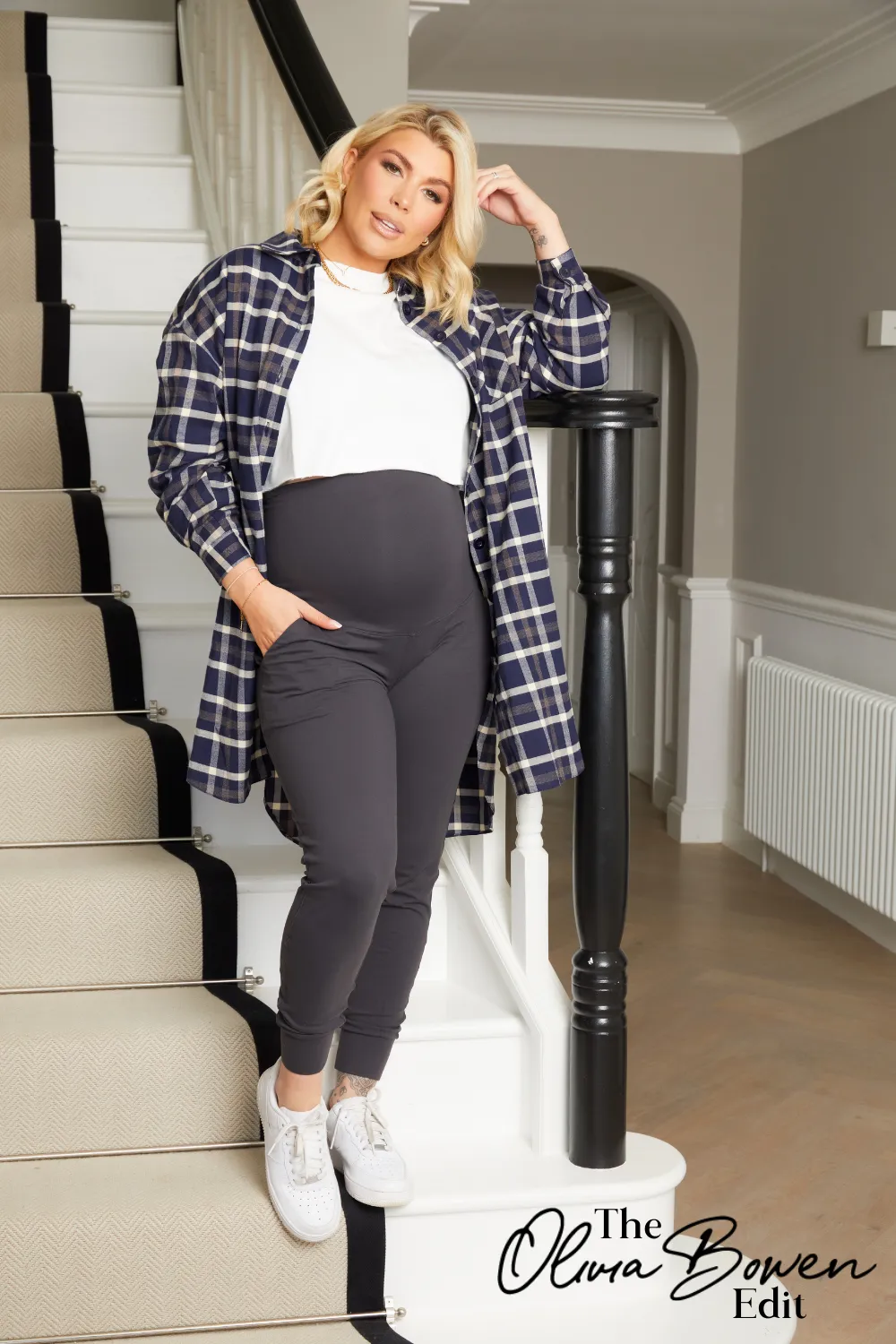 Maternity Recharge Joggers - Odyssey Grey sold by LOVALL