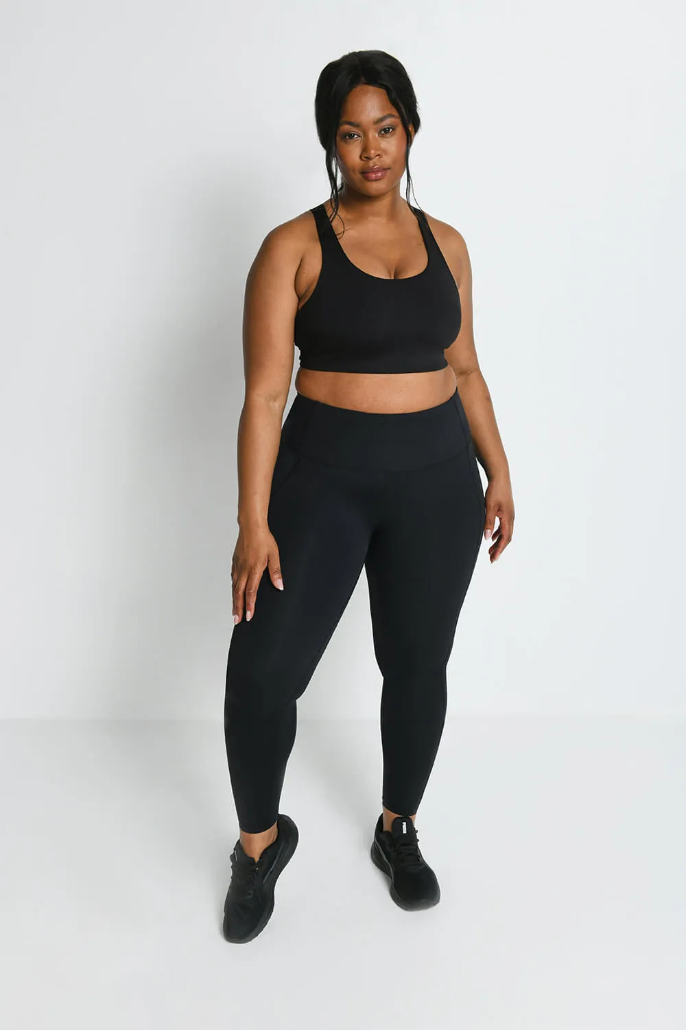 Curve Energise Full Length Sports Leggings - Midnight Black sold by LOVALL