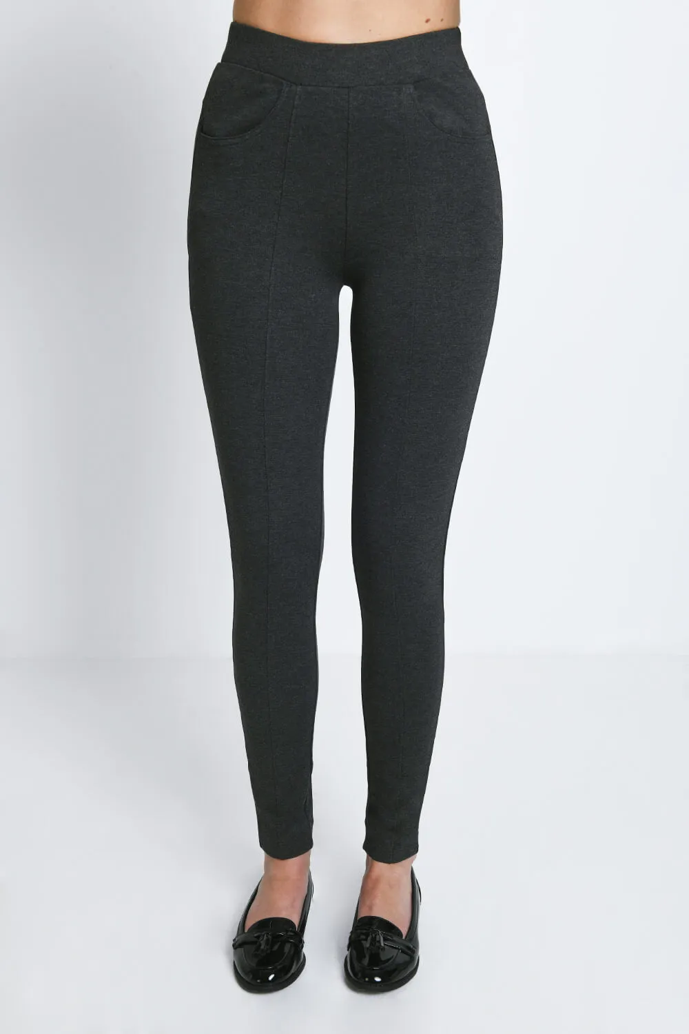 Treggings - Grey Marl sold by LOVALL product image thumbnail 2