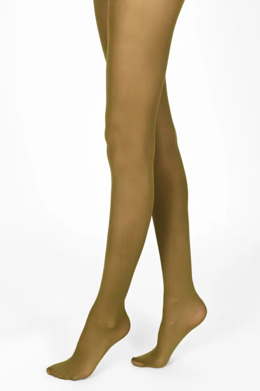 40 Denier Tights - Olive Green sold by LOVALL