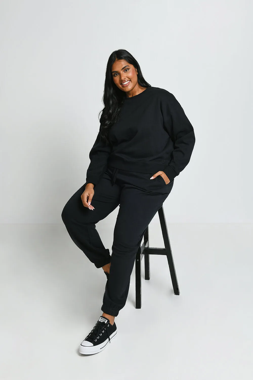 Curve Everyday Comfy Joggers - Black sold by LOVALL product image thumbnail 5