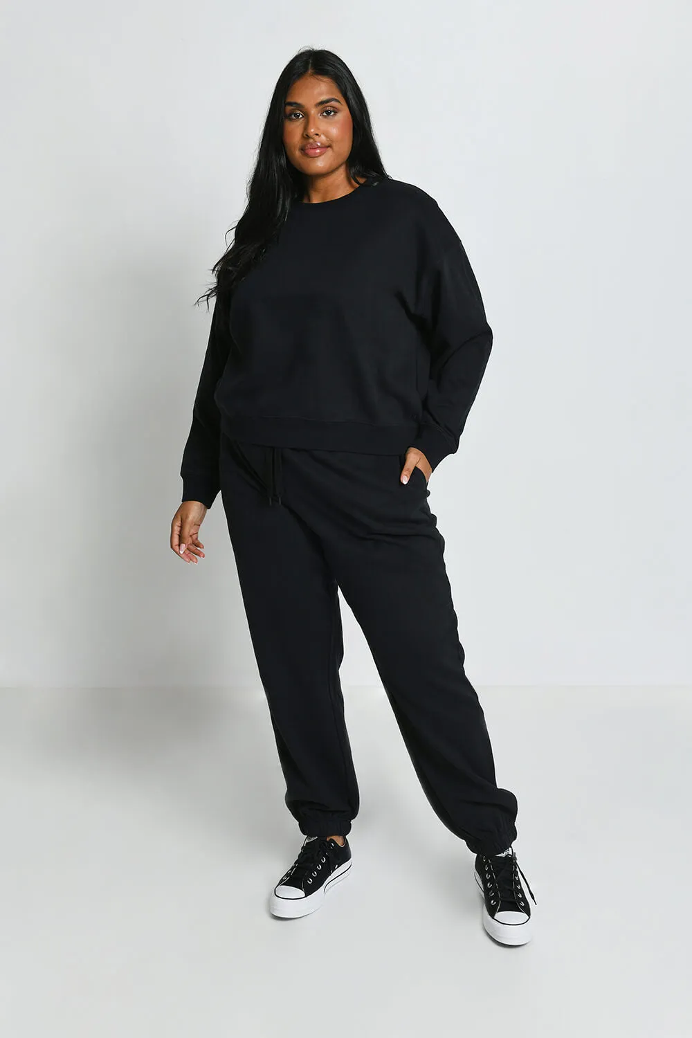 Curve Everyday Comfy Joggers - Black sold by LOVALL
