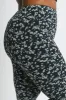 Curve Everyday High Waisted Leggings - Navy/Green Floral sold by LOVALL