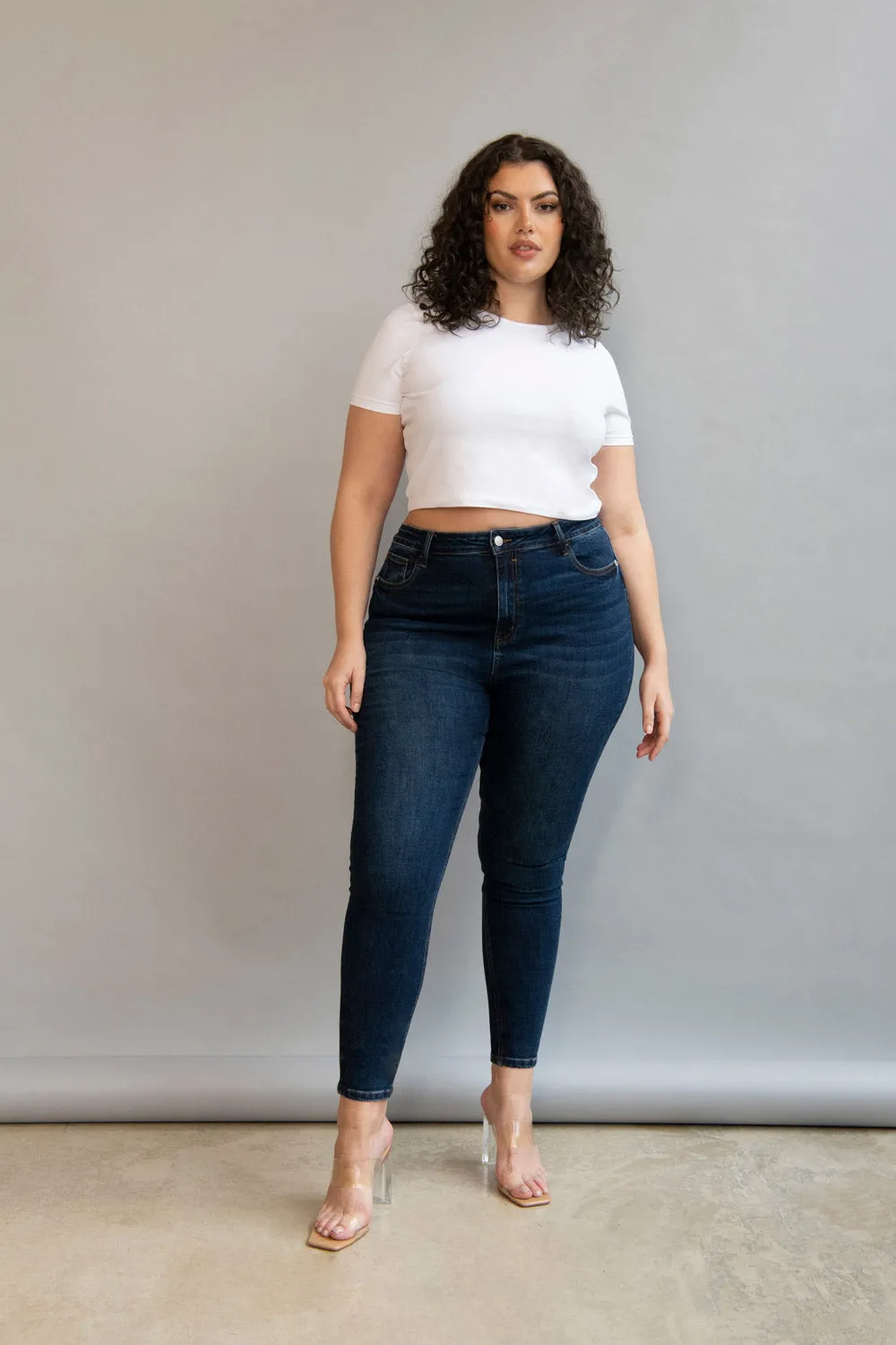 Curve Lift & Shape Jeans - Dark Blue sold by LOVALL