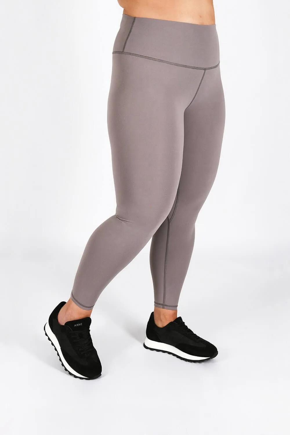 Curve Revitalise 7/8 High Waisted Leggings - Mauve sold by LOVALL product image thumbnail 2