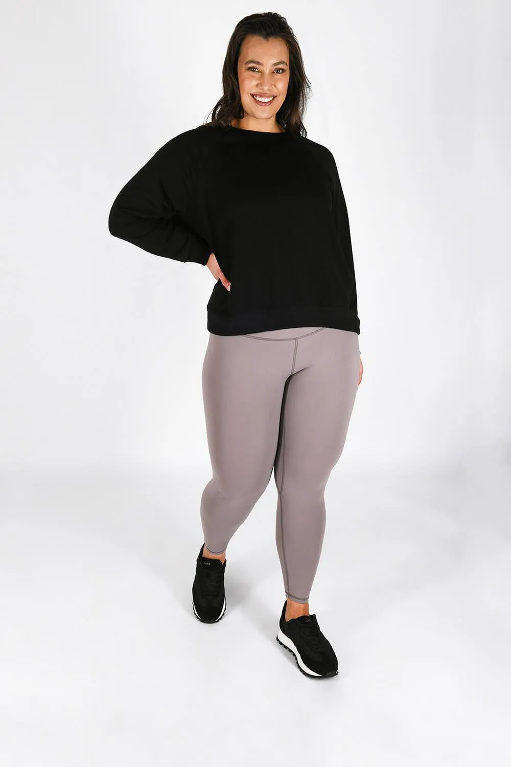 Curve Revitalise 7/8 High Waisted Leggings - Mauve sold by LOVALL