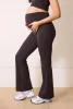 Maternity 24/7 Revitalise Flare Leggings - Black Coffee sold by LOVALL