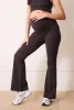 Maternity 24/7 Revitalise Flare Leggings - Black Coffee sold by LOVALL