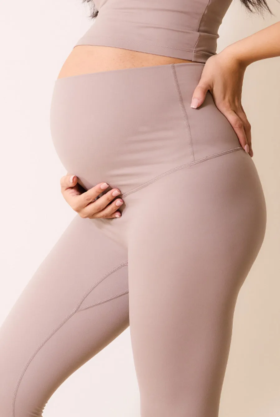 Maternity 24/7 Revitalise Leggings - Clay sold by LOVALL product image thumbnail 3