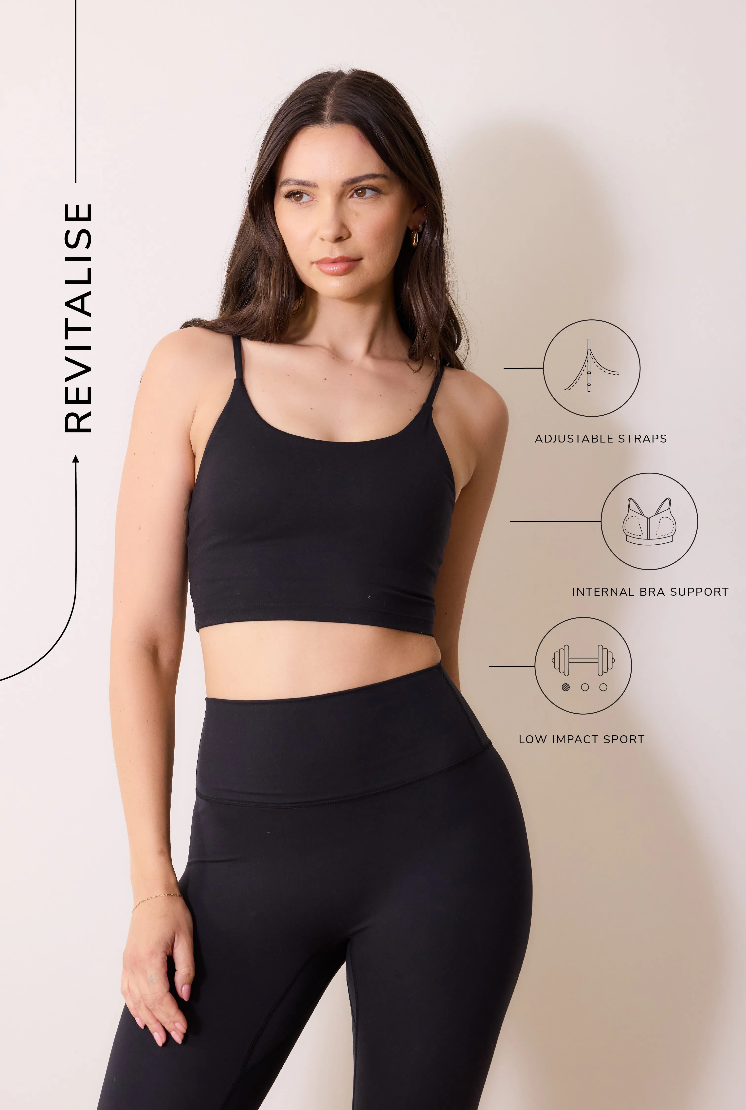 Curve 24/7 Revitalise Sports Bra - Midnight Black sold by LOVALL product image thumbnail 3