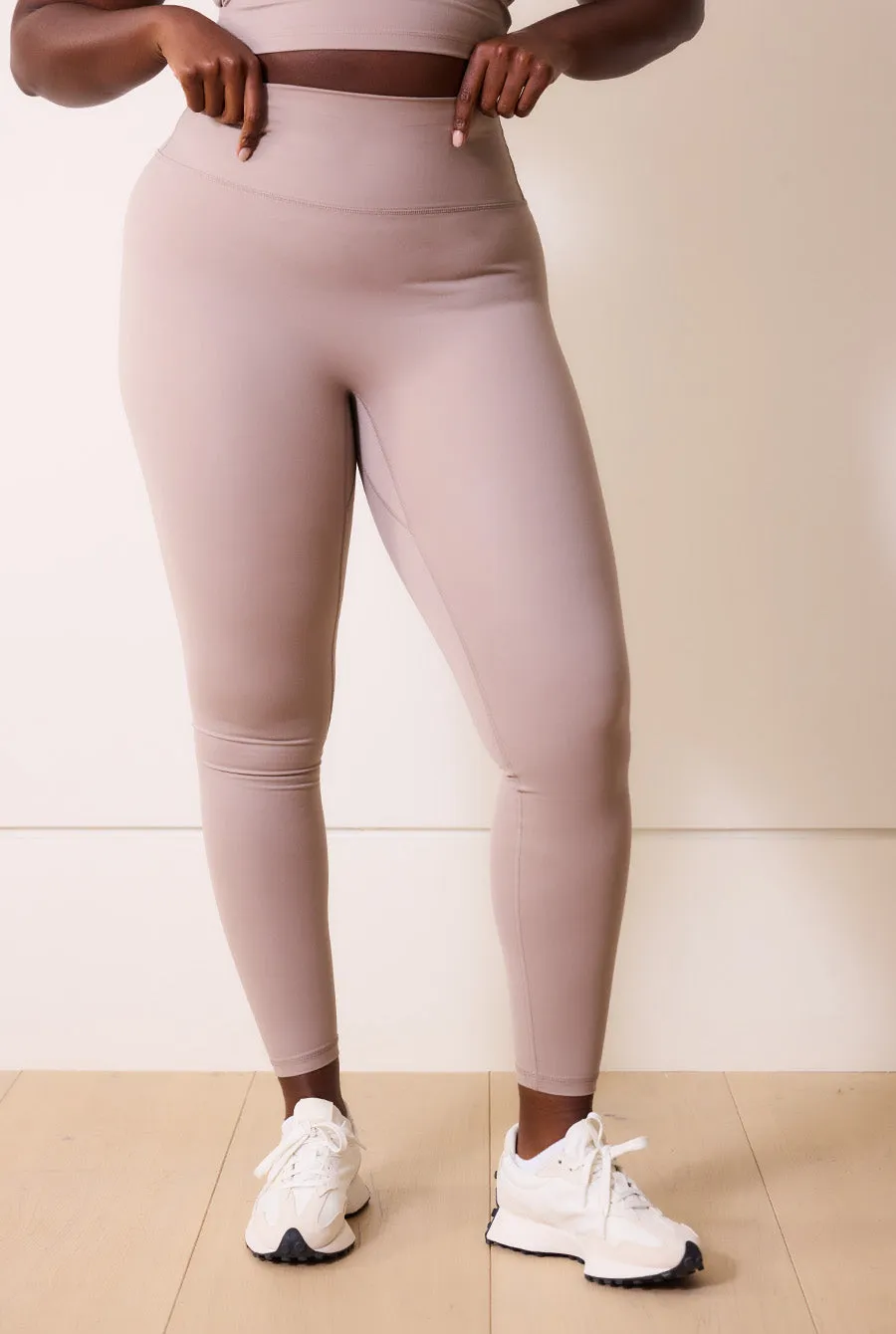 24/7 Revitalise 7/8 High Waisted Leggings - Clay sold by LOVALL product image thumbnail 2