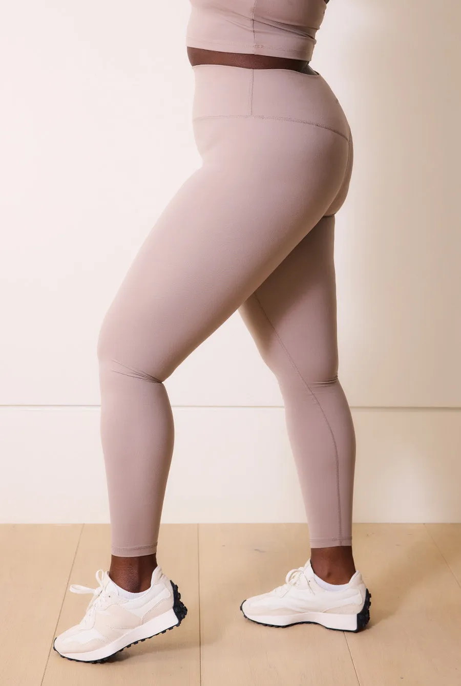 24/7 Revitalise 7/8 High Waisted Leggings - Clay sold by LOVALL product image thumbnail 4