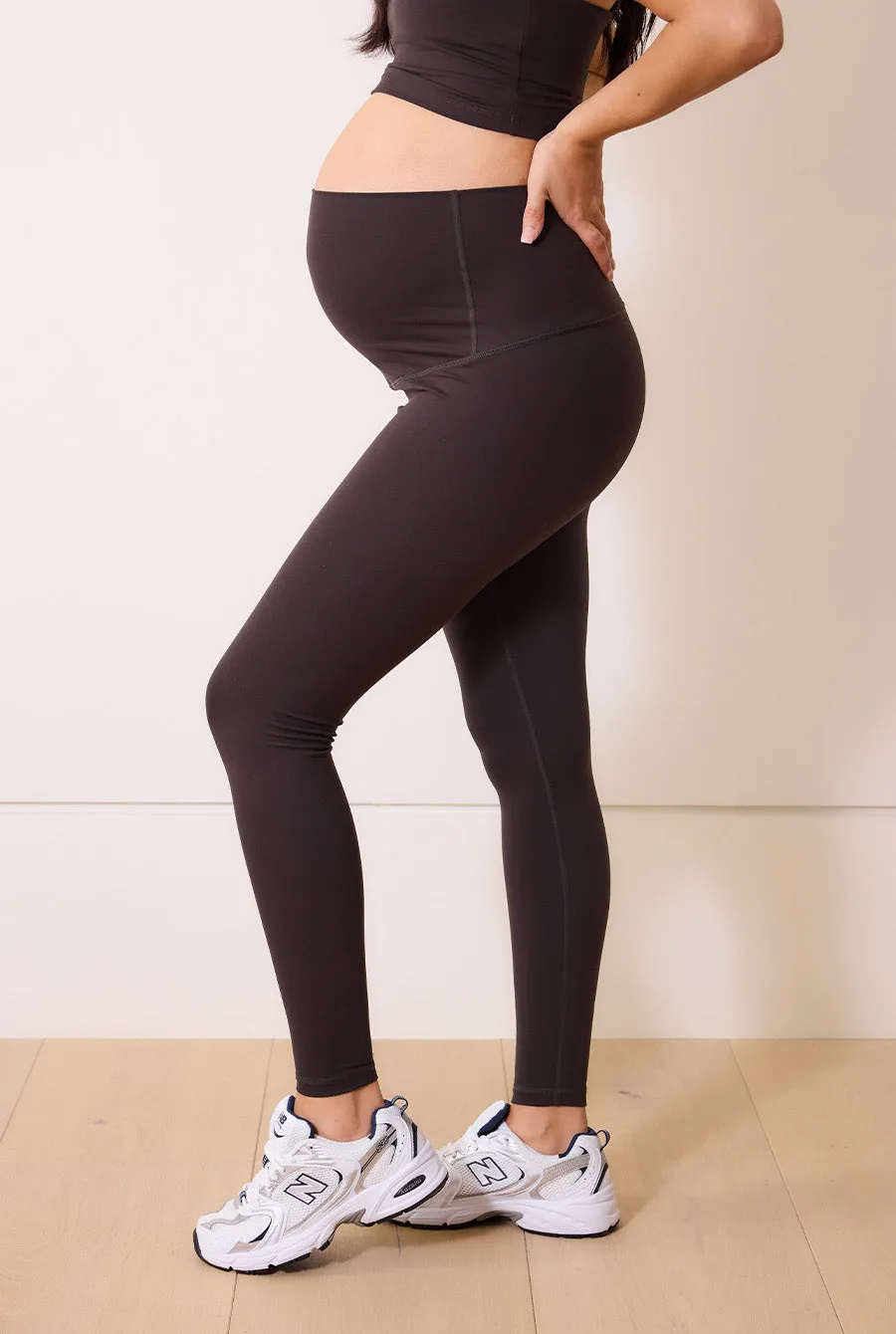 Maternity 24/7 Revitalise 7/8 Leggings - Black Coffee sold by LOVALL product image thumbnail 2